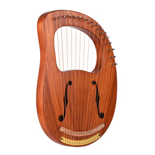 WH-16 16-String Wooden Lyre Harp Metal Strings
