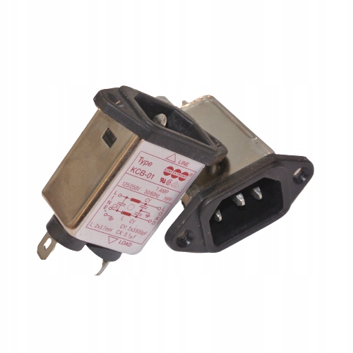 KCB01 KONFEKTRONIC Filtr sieciowy 125/250V 50/60Hz