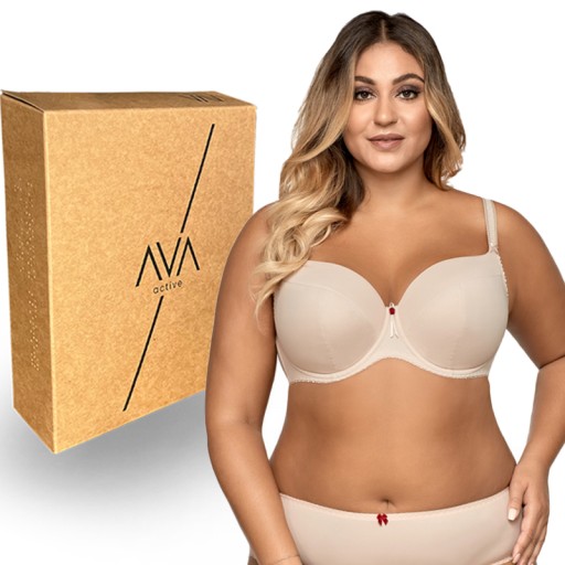 Ava Biustonosz Usztywniany AV 1263 Beżowy 80G