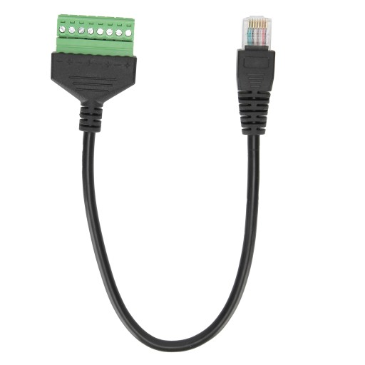 Wtyk męski RJ45 PVC na kolor zielony Brak