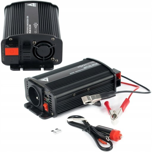 PRZETWORNICA NAPIĘCIA 12V 230V SAMOCHODOWA 800W