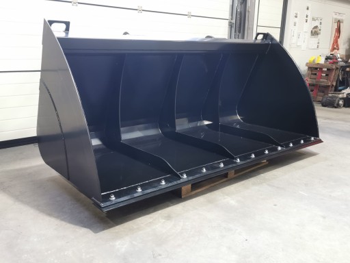 Łyżka objętościowa, szufla do ładowarek 220cm lemiesz HARDOX wymienny