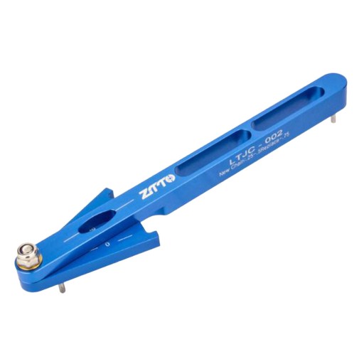 Portable Chain Checker Measuring Ruler Measurement, Folding Stretched Blue