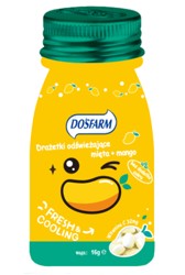 DOSFARM DRAŻETKI ODŚWIEŻAJĄCE MIĘTA I MANGO 16G