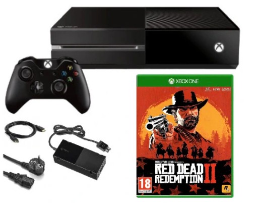 Konsola Xbox One 500 GB + Pad + Red Dead Redemption 2