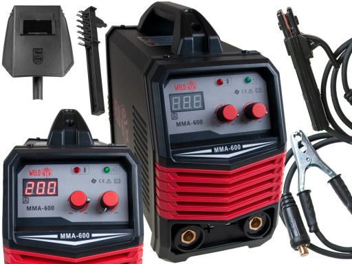 SPAWARKA 200A MMA 600 TIG IGBT 230V LCD