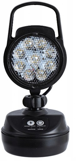 LAMPA ROBOCZA LED MAGNES AKUMULATOR ŁADOWARKA MOC