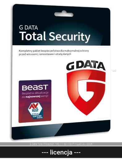 G Data Total Protection 1PC / 1 rok KONTYNUACJA - 2025