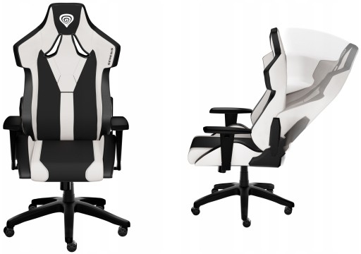 Fotel Gamingowy GENESIS Nitro 650 Ergonomiczny dla Gracza Biały OUTLET