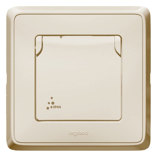LEGRAND CARIVA B GNIAZDO HERMETYCZNE IP44 KREM