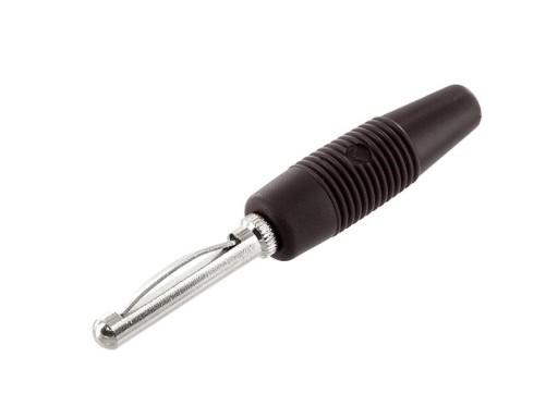 WTYK BANANOWY 4MM HIRSCHMANN CZARNY ORYGINALNY