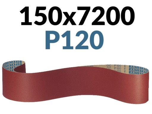 KLINGSPOR PS28F PAS TAŚMA 150x7200 P120 DREWNO