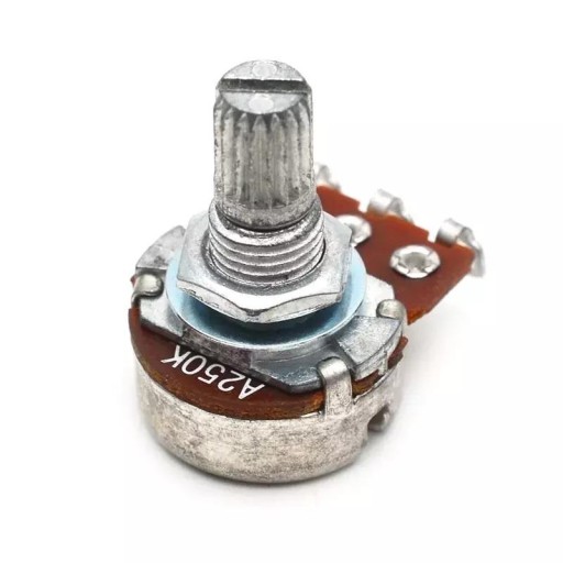 Potencjometr logarytmiczny VOLUME A250K - 15 mm