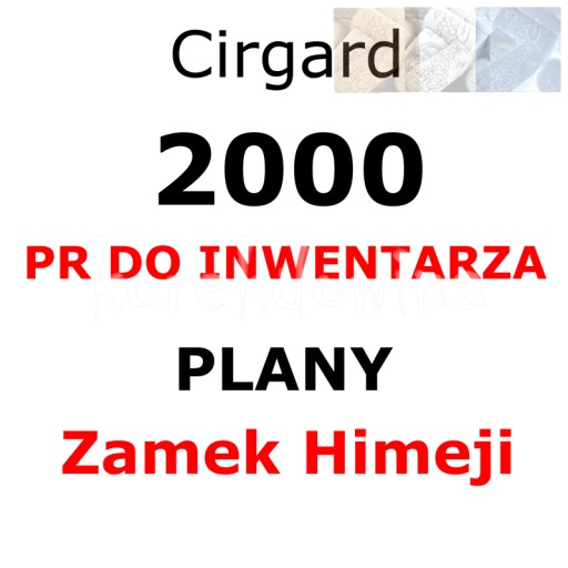 C 2000PR + PLANY ZAMEK HIMEJI ZH Cirgard FOE FORGE OF EMPIRES