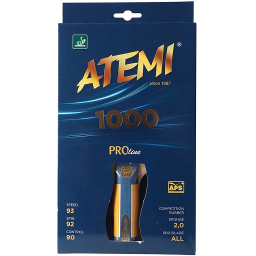 RAKIETA PALETKA TENIS PING-PONG ATEMI concave 1000