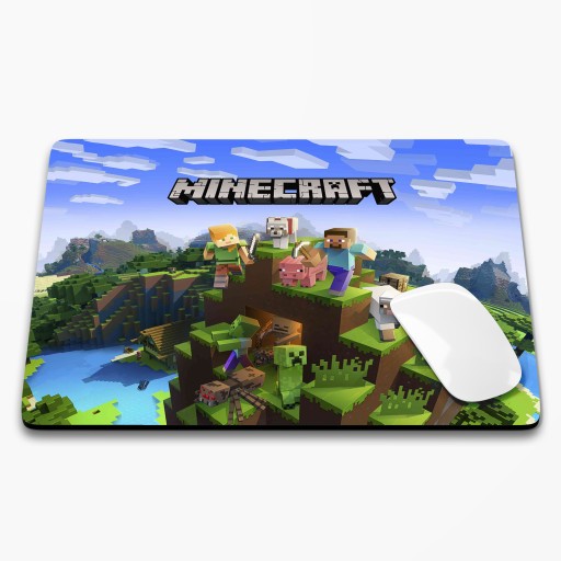 Podkładka pod mysz gamingowa DUŻA 36x29 MINECRAFT