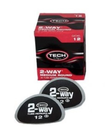 Łatki do Naprawy Dętek na Zimno Gorąco Uniwersalne Tech T12 60mm