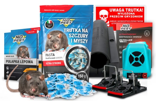 TRUTKA LEP PUŁAPKA STACJA ODSTRASZACZ NA MYSZY