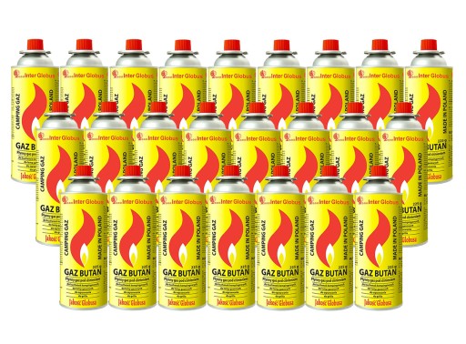 GAZ KARTUSZ NABÓJ GAZOWY DO KUCHENKI PALNIKA 400ml X24