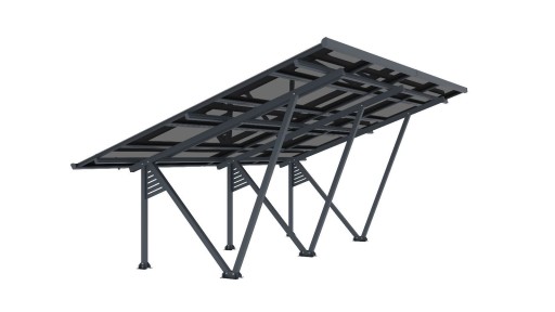 WIATA GARAŻOWA POD FOTOWOLTAIKĘ ALUMINIUM 2-sam
