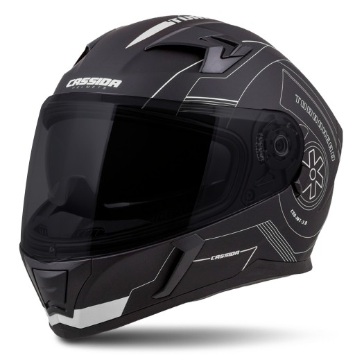 KASK MOTOCYKLOWY CASSIDA 3.0 + CZARNA SZYBA ZESTAW