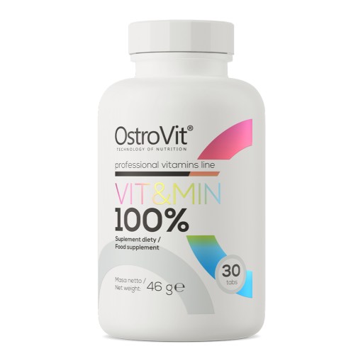VIT&MIN 30 tabs. KOMPLEKS WITAMIN I MINERAŁÓW