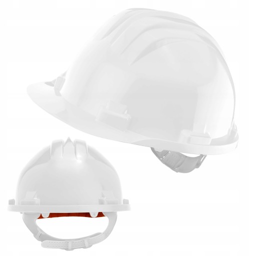 NEO HEŁM KASK BHP OCHRONNY BUDOWLANY ROBOCZY BIAŁY