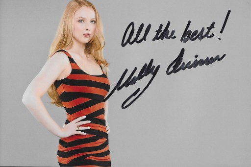 Autograf Molly C. Quinn, Castle