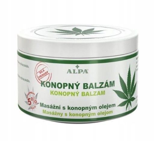MAŚĆ KONOPNA ALPA 250ML CZECHY ORYGINALNA