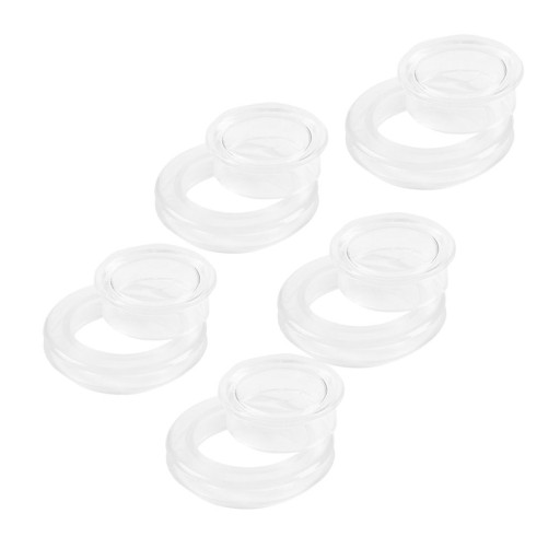Patio Table Plastic Ring Umbrella Pole 5 Set