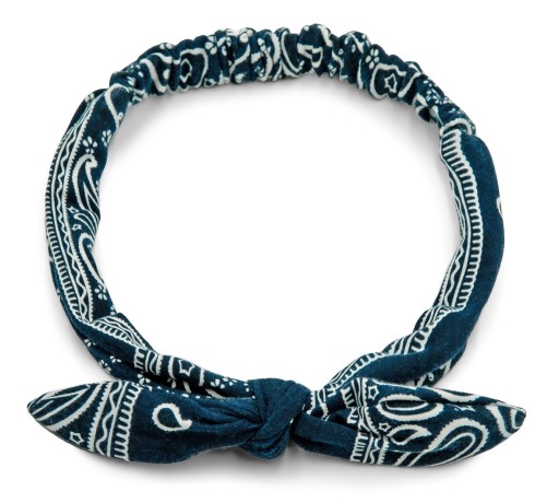 Opaska do włosów PIN-UP kokarda bandana PAISLEY