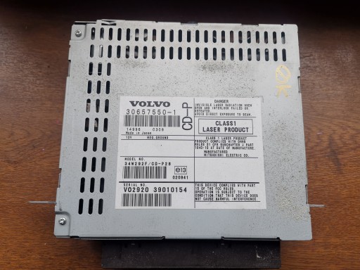 VOLVO XC90 RADIO CD-P 30757550 30646677