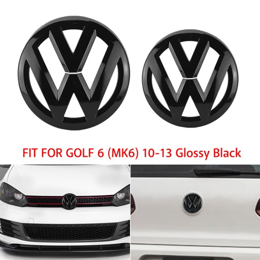 VW GOLF 10-13 Mk6 ZNACZEK Przód TYŁ EMBLEMAT