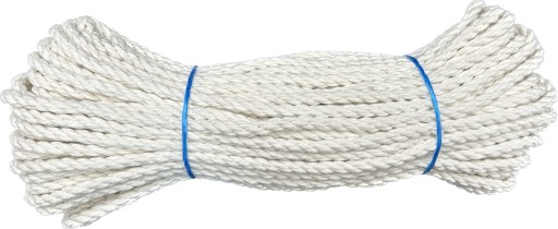 Lina linka bawełniana kręcona żeglarska dekoracyjna sznur sznurek 14mm 10m