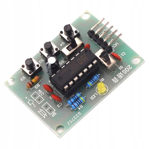 Moduł nagrywania dźwięku 8- 20s. DiY KIT