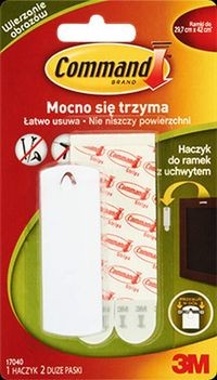 HACZYK DO RAMEK Z UCHWYTEM SAMOPRZYLEPNY COMMAND