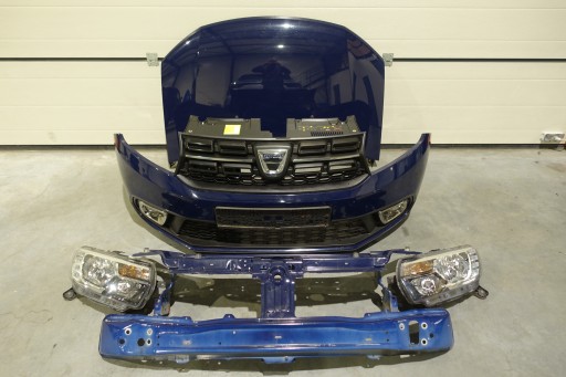 DACIA SANDERO II LIFT MASKA ZDERZAK WZMOCNIENIE PAS PRZEDNI PRZÓD KOMPLETNY