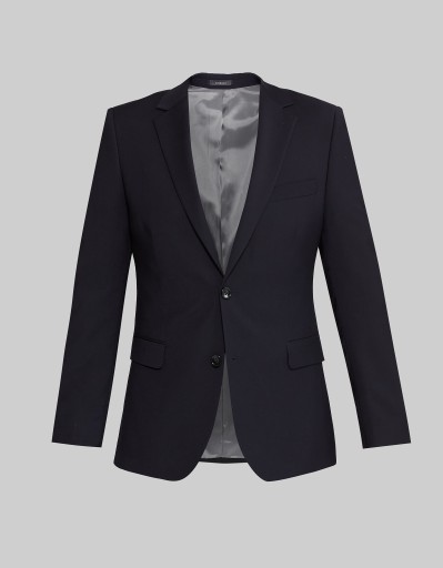 Marynarka do zestawu monopoli granatowy slim fit 188 100