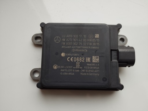 Moduł radar sensor Mercedes W213 W205 A0009001710