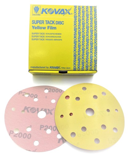 KOVAX YELLOW FILM krążek ścierny 150mm P2000 50szt