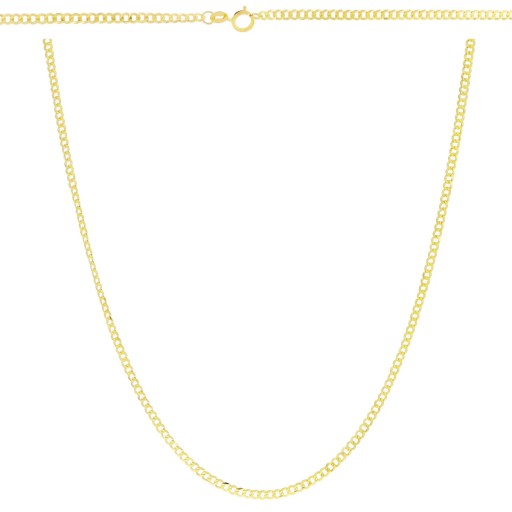 Złoty łańcuszek pełny Pancerka 50 cm pr. 333