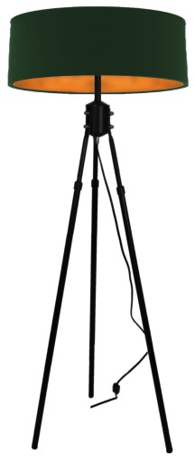 LAMPA STOJĄCA PODŁOGOWA TRÓJNÓG ABAŻUR 45CM LED