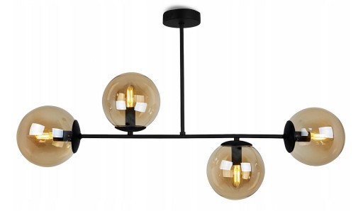 LAMPA WISZĄCA ŻYRANDOL LORD4 ORBITA BALL GLASS F14