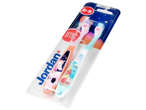 Jordan Szczoteczka do zębów dla Step-9 6 1szt