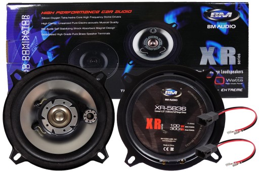 BOSCHMANN MOCNE GŁOŚNIKI 13 cm 300 WATT RENAULT CLIO 2 3 LAGUNA 2 PRZÓD TYŁ