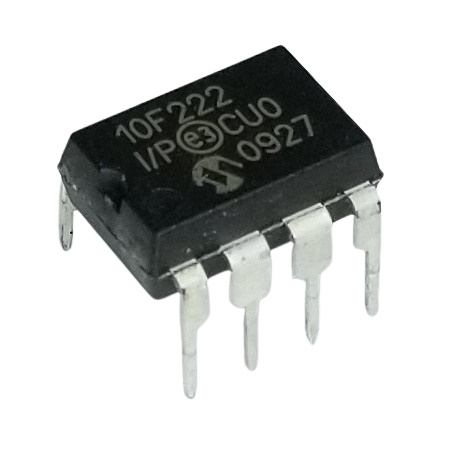 PIC10F222-I/P - mikrokontroler 8bit, 512B, 23B, ADC, 8MHz
