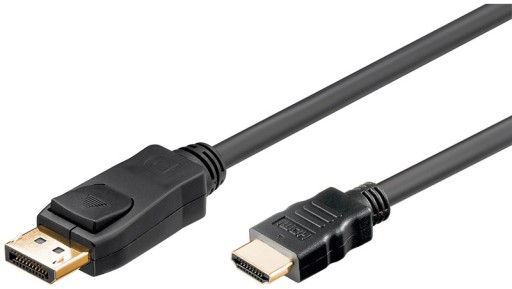 Kabel Display Port DP - HDMI Goobay czarny 5m