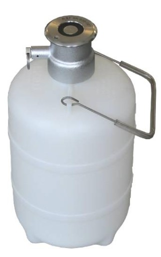 Baryłka sanitarna płaska HPS (metalowa głowica)