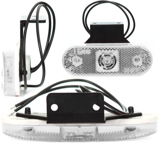 LAMPA OBRYSOWA LED OBRYSÓWKA BIAŁA PRZÓD WAŚ 231Z