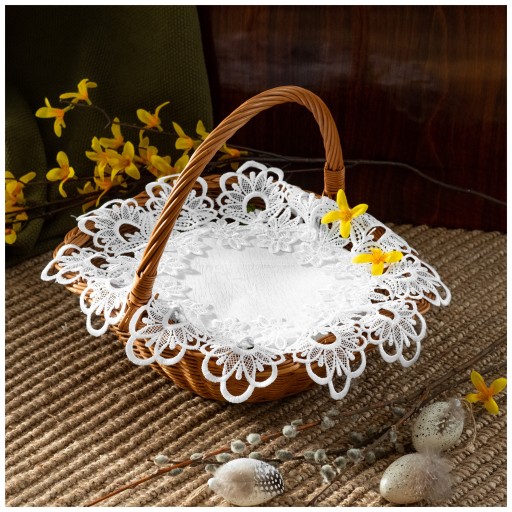 Serwetka DO KOSZYCZKA WIELKANOCNEGO święconki 30cm